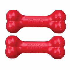 KONG Goodie Bone red pack-2 closeup shows durable chew for small dogs