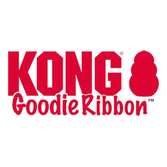 KONG Goodie Ribbon treat-stuffer pockets keep kibble or snacks ready for play.