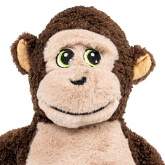 KONG Knots Oversized Monkey toy head with squeaker for extended play