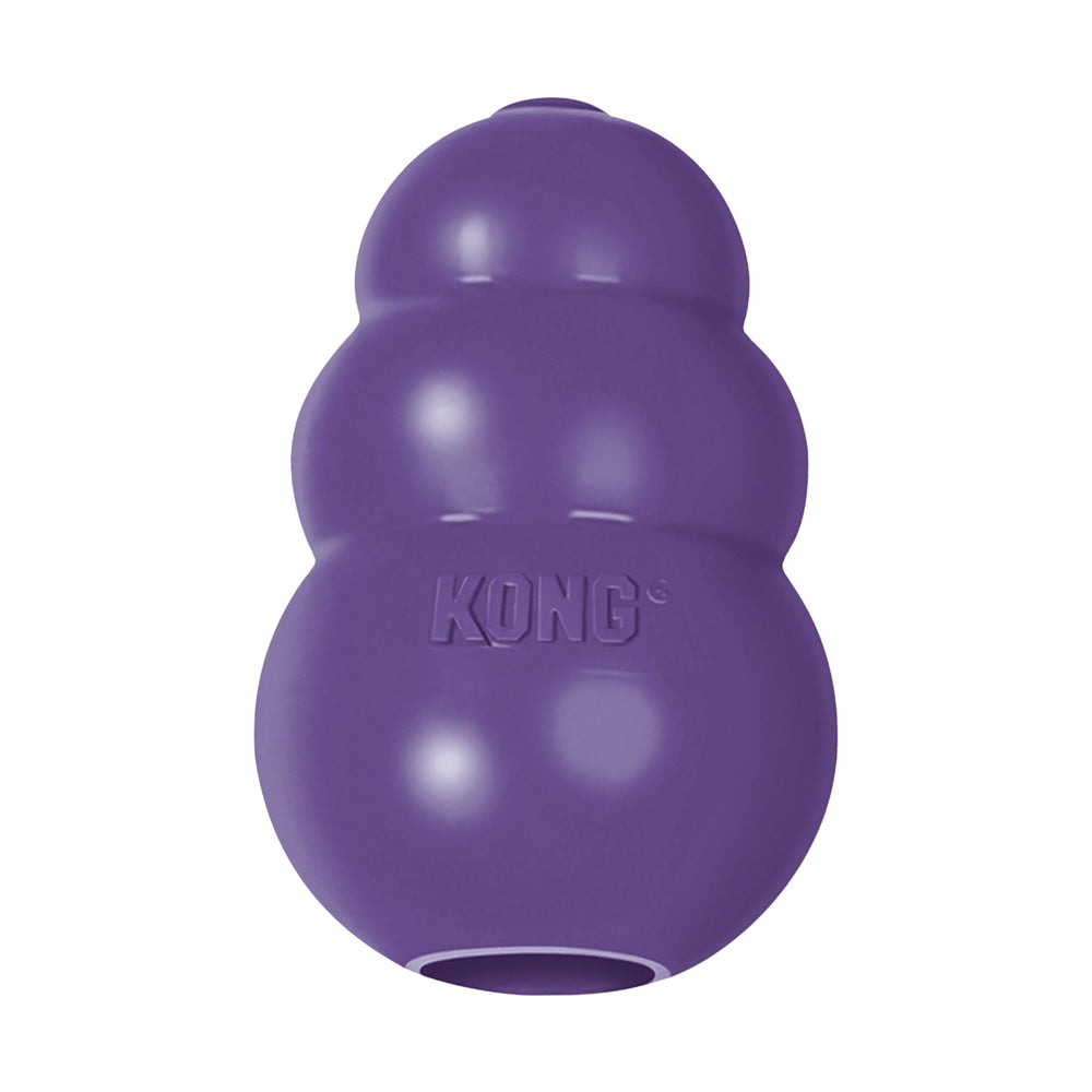 KONG Senior soft rubber dog toy ideal for gentle chewing.