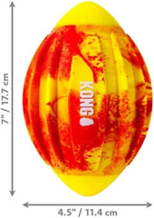 Close-up of deep ridges on KONG Sport FlexBall for secure grip