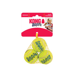 KONG Squeakair Ball small pack shot shows six-pack convenience