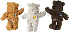 KONG Wild Knots Bear plush outside; durable interior supports interactive play.