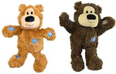 KONG Wild Knots Bears soft plush exterior with durable design for gentle chewers.