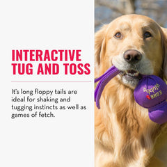 KONG Wubba XL reinforced nylon outer resists tough chewers during play.