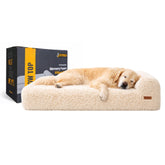 KOPEKS orthopedic memory foam dog bed with generous dimensions for large dogs