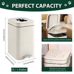 Kopuncare 5l dog waste bin with UV-resistant body for weatherproof outdoor use