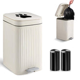 Kopuncare dog poop trash can with outdoor pedal lid for hands-free disposal
