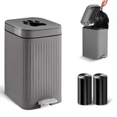 Kopuncare outdoor dog poop trash can with lid keeps yard clean and odor-controlled.