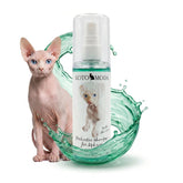 Kotomoda probiotic shampoo bottle pump for gentle cleansing of hairless cats