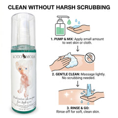 Kotomoda probiotic shampoo foamy lather ready for sensitive-skin routine