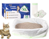 Kovevo 36x19 inch drawstring litter bag for quick, mess-free removal.