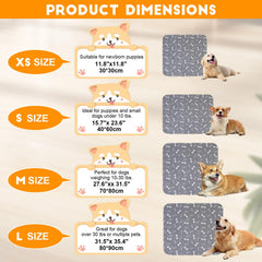 kovziorx puppy pad reusable design reduces waste and saves money for daily use.