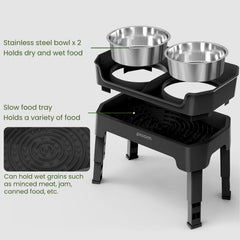 KPWACD lick plate slow feeder promotes deliberate eating.