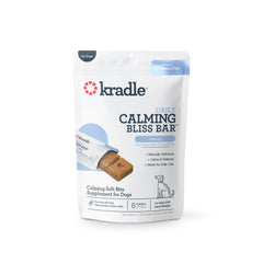 Kradle Bliss Bars packaging for on-the-go calm during outings.