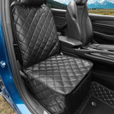 KritterKorner front-seat cover for dogs protects upholstery from spills and dirt.