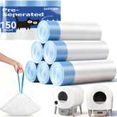 KropBom 150-count bags for automatic litter boxes, compatible with self-cleaning boxes.