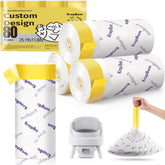 KropBom 80-count liners compatible with open-top self-cleaning boxes prevent leaks.