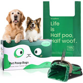 KropBom extra-large bags provide leakproof containment for big dog messes.