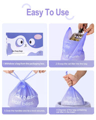 KropBom odor-locking interior keeps smells contained during disposal.