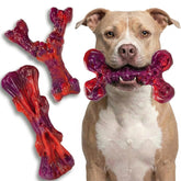 Kseroo indestructible dog toy Y-shape promotes independent play for multiple dogs