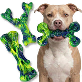 Kseroo Y-shape indestructible toy with secure grip for power chewers.