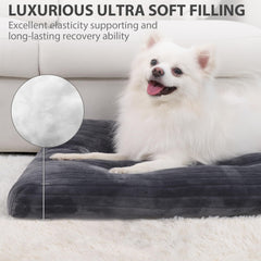 KSIIA dog crate bed anti-slip bottom detail for secure placement.