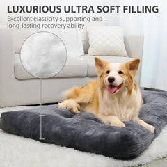 KSIIA crate bed with anti-slip bottom keeps bed in place during use.