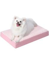 KSIIA orthopedic dog bed with egg crate foam supports joints and comfort.