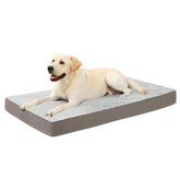 KSIIA orthopedic dog bed with waterproof layer protects foam and simplifies cleanup.
