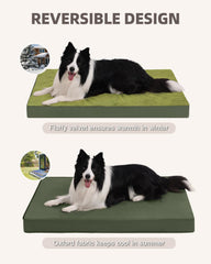 KSIIA two-sided design offers plush warmth and cool Oxford fabric.