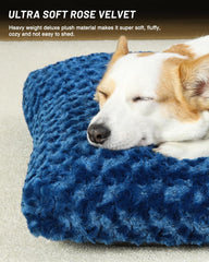 KSIIA Washable Dog Bed with 3-inch filling provides plush support and comfort.