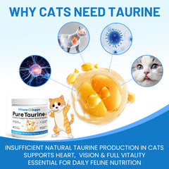 Ksjue Taurine being poured into cat food for seamless mixing