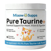 Ksjue Taurine powder jar close-up for daily cat health support