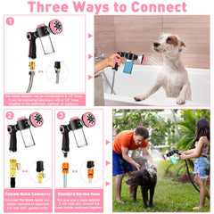KSSZZCO grooming glove helps detangle fur before a bath.