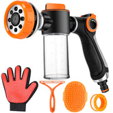 KSSZZCO upgrade soap dispenser bottle mounted on hose for easy foaming baths.
