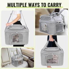 KTSOLRA built-in safety leashes and washable pad for cleanliness and security