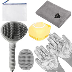 KUEIOX 6-in-1 hair brush for fast deshedding and smooth coats