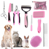 KUEIOX self-cleaning dog brush for smooth grooming sessions