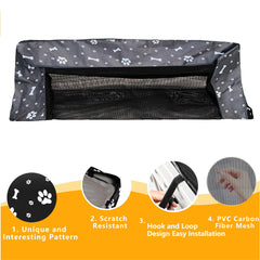KUMOUARTS waterproof Oxford cloth top cover protects pets during rain.