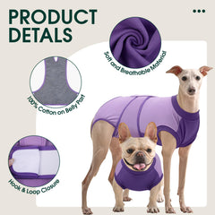 Kuoser anti licking design helps prevent licking or scratching.