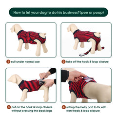 Kuoser Recovery Suit as cone alternative protects wounds without discomfort.