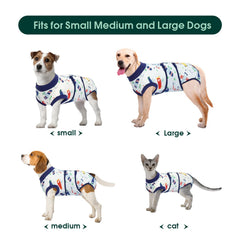 Kuoser recovery-suit-cone-alternative helps prevent licking without a cone.
