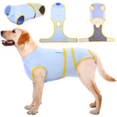 Kuoser Recovery Suit for dogs with back-coverage supports post-surgery healing.