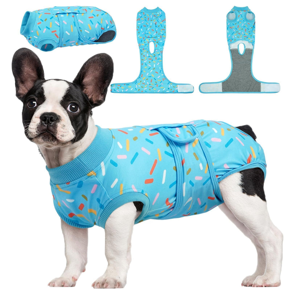 Kuoser Recovery Suit for Dogs shielding wounds after surgery and promoting comfort