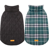 Kuoser waterproof dog coat front view for all day warmth and protection
