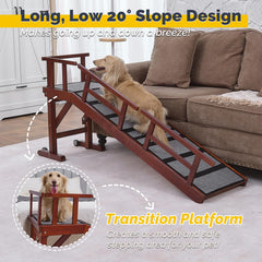 KUVETO anti-slip surface keeps paws secure during climbs with confidence.