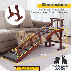 KUVETO wide top platform supports smooth transitions onto beds or couches.