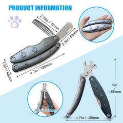 KXCDTECH semi-circular blade clipper enables safe, accurate nail cuts.