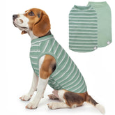 KYEESE 2pack waffle dog shirt in green for comfortable daily wear.